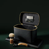 Vanity case en cuir grand format