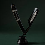 Bismarck Dark Duke Straight Razor With Ebony Handle