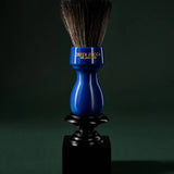 Pennello Da Barba Sintetico In Resina Blu