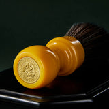 Butterscotch Resin Synthetic Shaving Brush