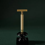 Golden Plated Chrome Safety Razor