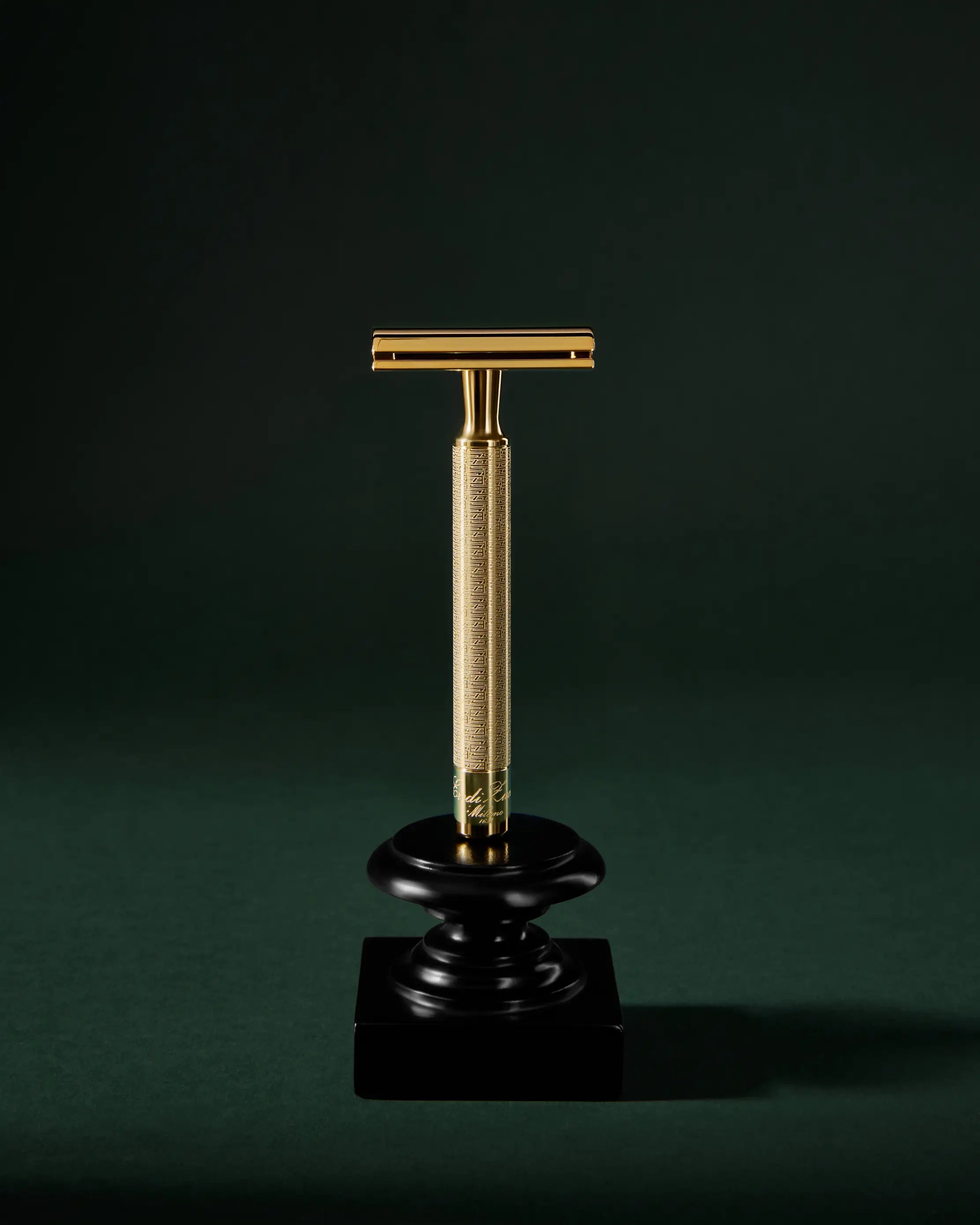 Golden Plated Chrome Safety Razor | Eredi Zucca Milano