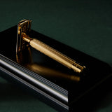 Golden Plated Chrome Safety Razor