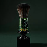 Green Resin Synthetic Shaving Brush