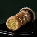 Marble-Effect Resin Silvertip Shaving Brush