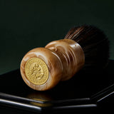 Marble-Effect Resin Synthetic Shaving Brush