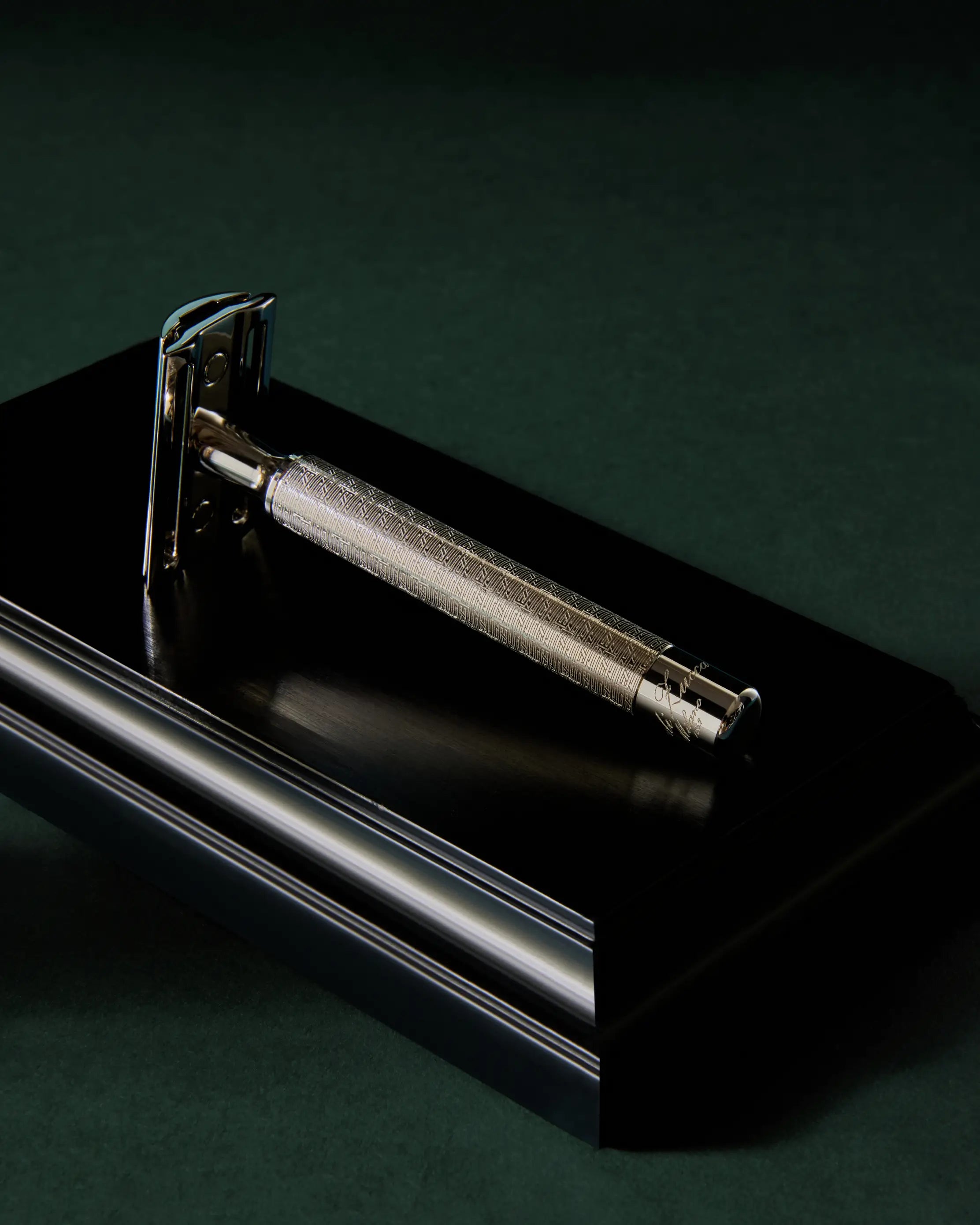 Chrome Safety Razor Platinum Plated Chrome Safety Razor | Eredi Zucca Milano
