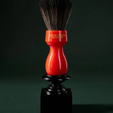 Red Resin Synthetic Shaving Brush