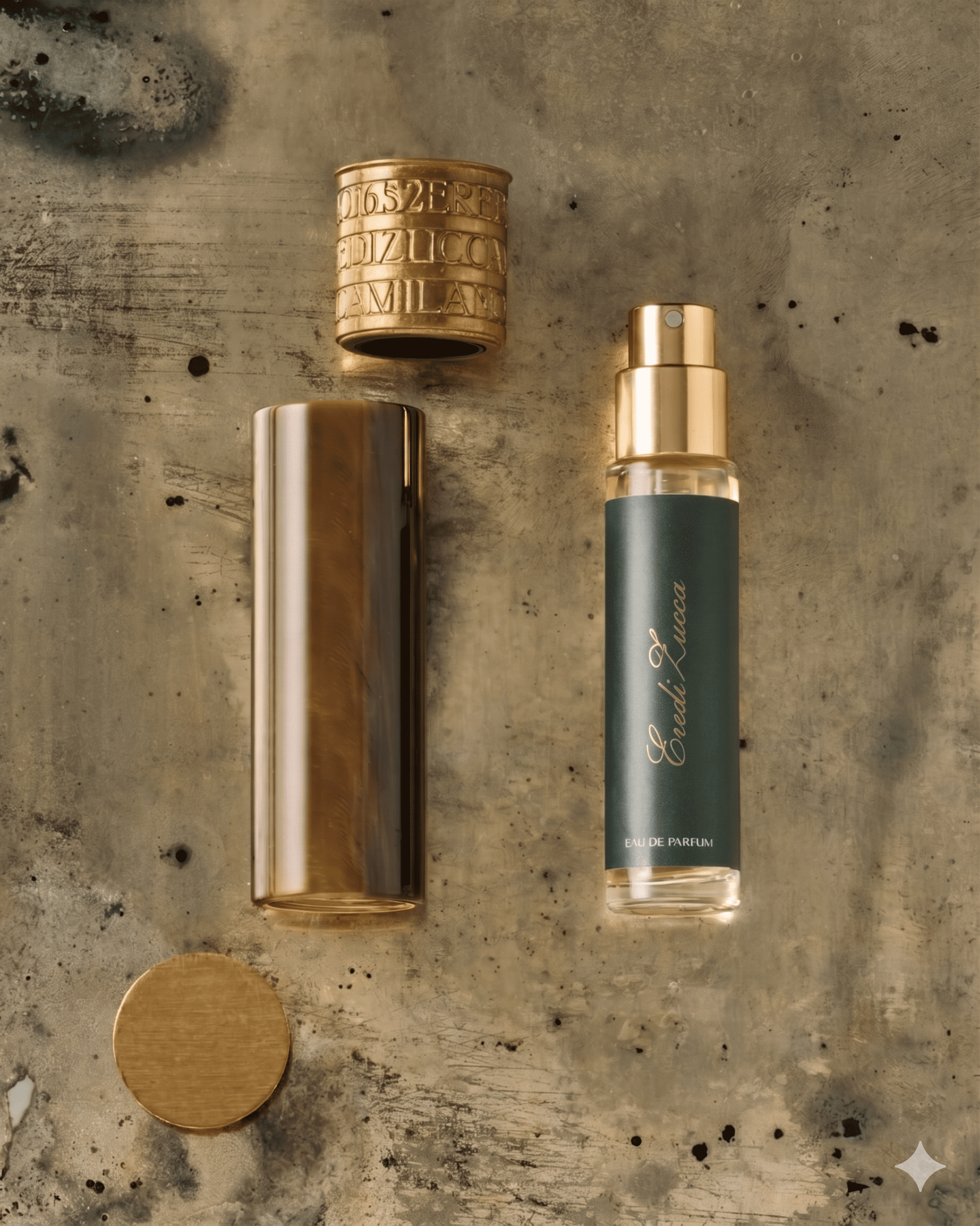 Fragrance Holder Travel Case - Cuoio